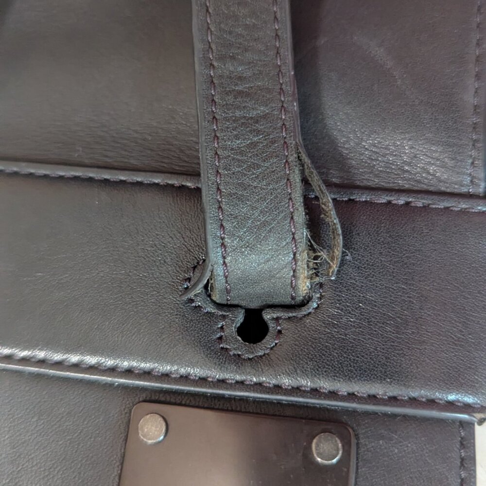 rag & bone Mini Pilot Backpack | Black Italian Lamb Leather - Picture 7 of 11